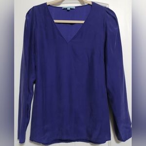 Purple Silk Antonio Melani Blouse 💜
